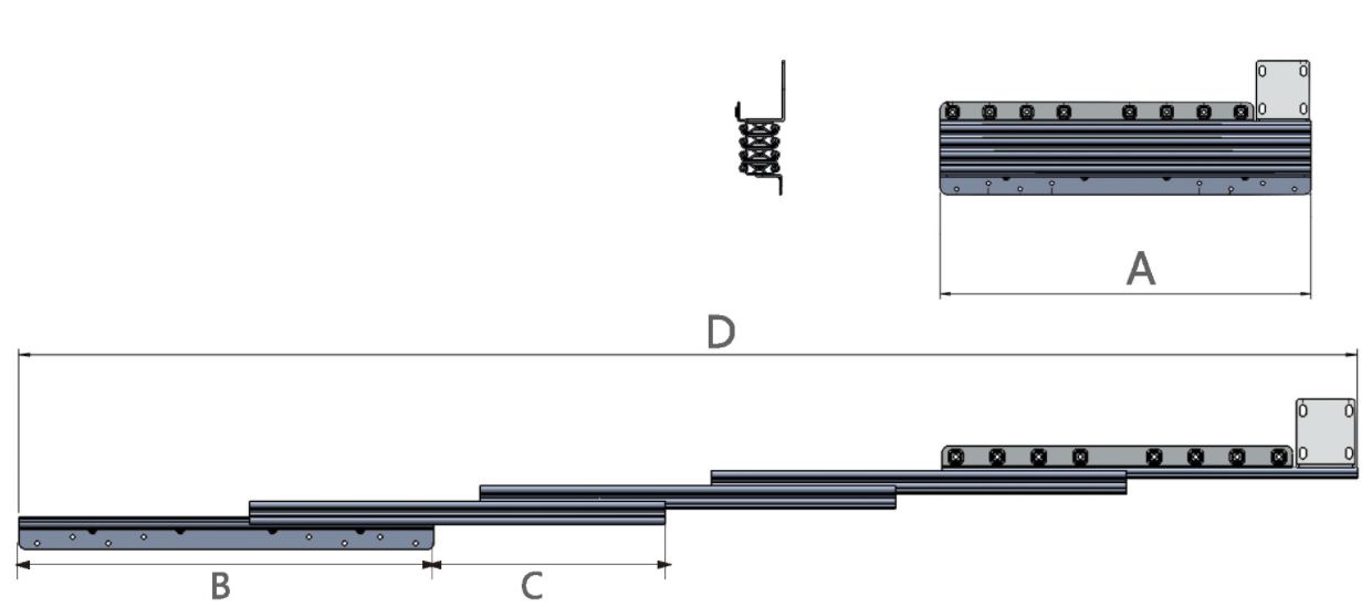 Heavy Duty Folding Dining Table Slide With Anti Noise Function 8