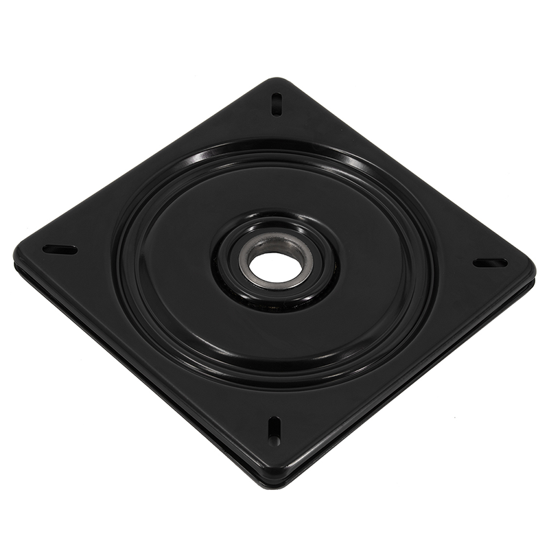 Black Painting Ball Bearing Rotation Swivel Plate For Outdoor Sofa Chair