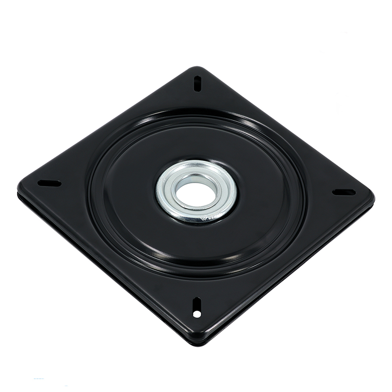 Black Painting Free Rotation Rotation Swivel Plate For Couch Dining Chair