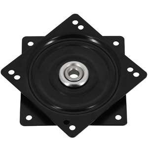 Black Coating Steel Plate Rotation Swivel Plate For Couch Living Room Chair