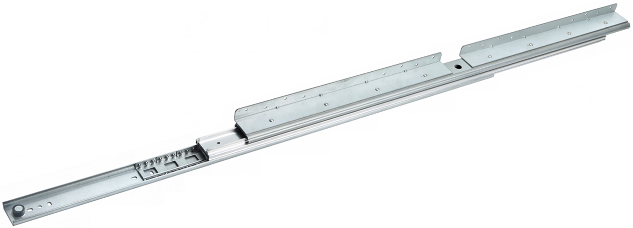 Heavy duty double extension table slide