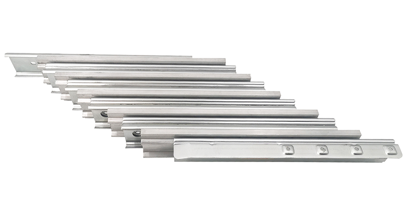 aluminium folded extension slide 